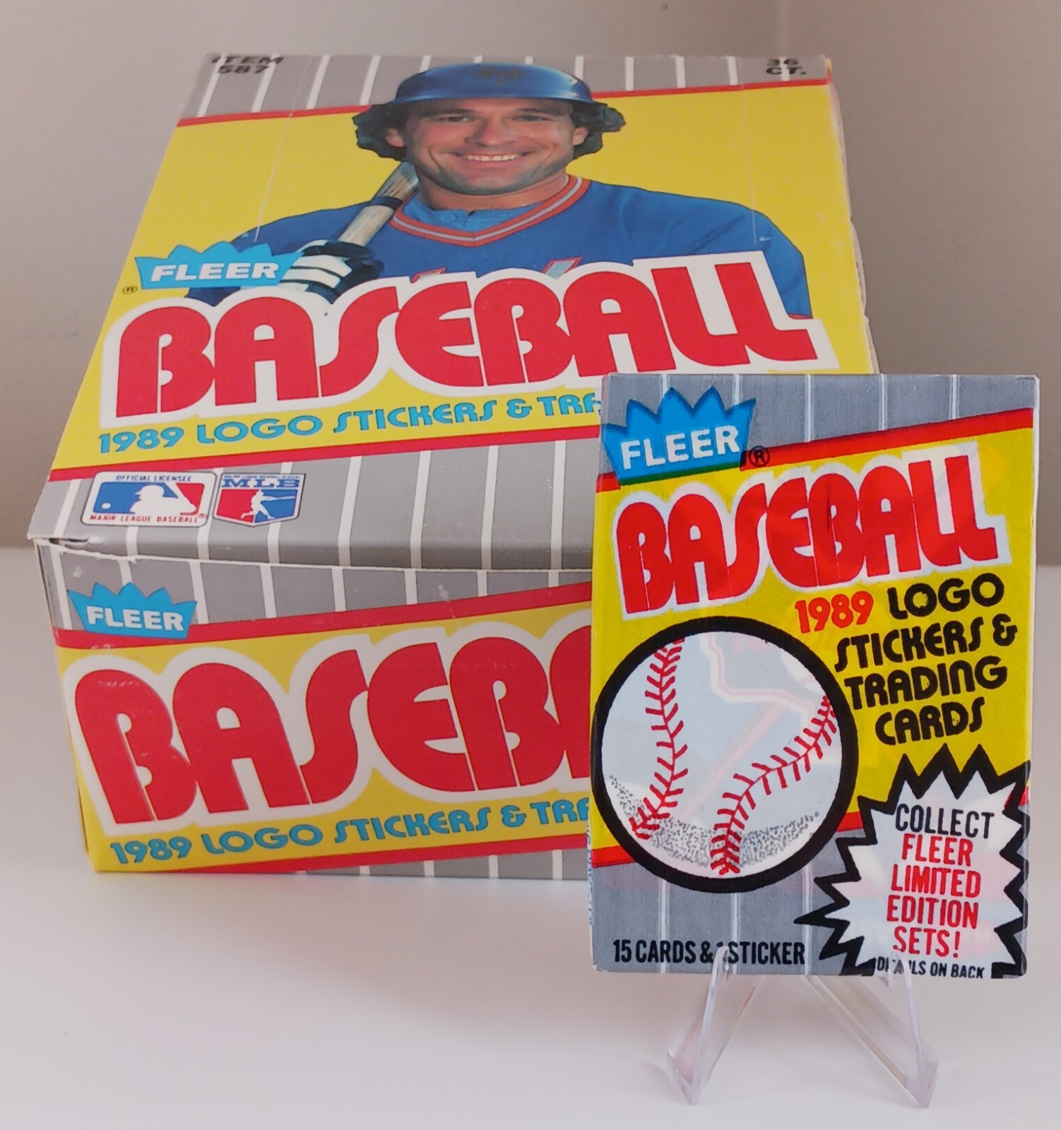 1989 Fleer Baseball Wax Pack Factory Sealed From Fresh Box Ripken FF Griffey Jr