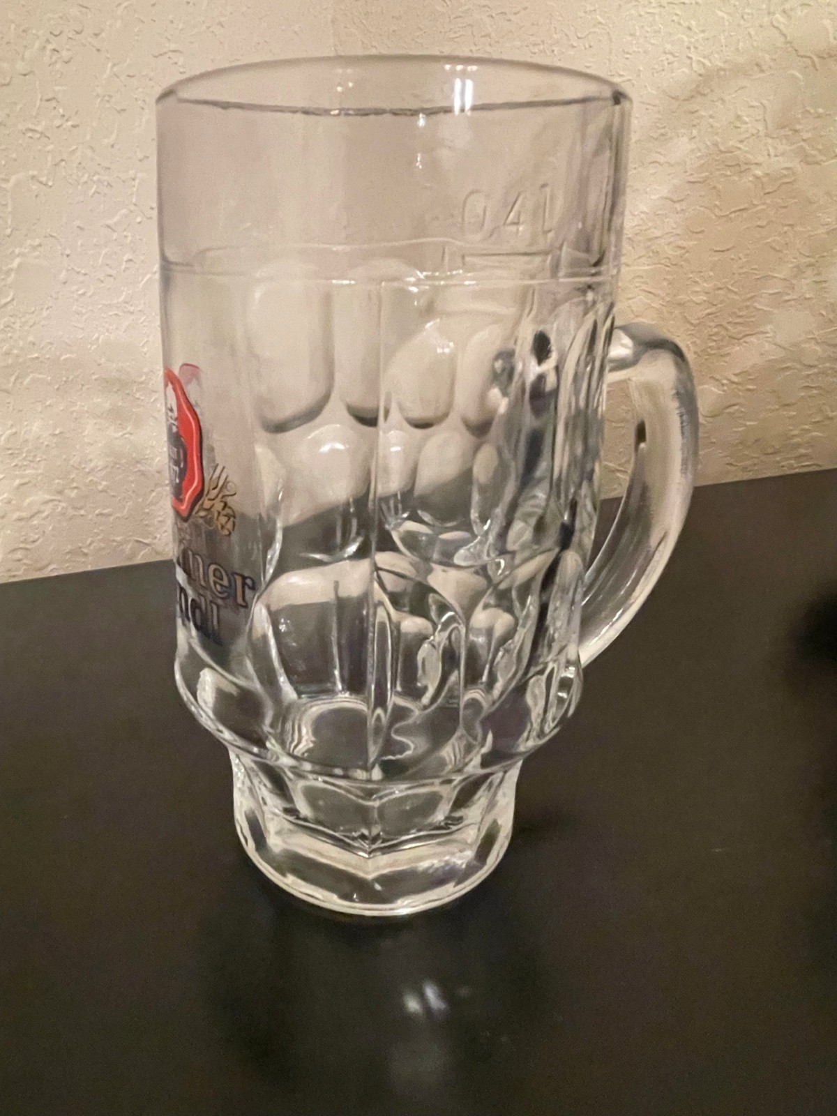 Berliner Kindl 0.4L Dimple German Glass Beer Mug Berlin Germany Brewery
