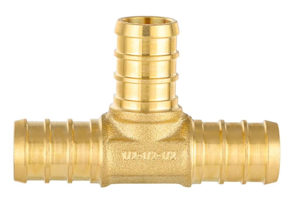 1/2" Pex-B Pipe 2x50ft Rolls (Red+Blue) Clamp Fittings Crimper Plumbing Kit