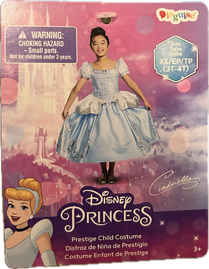 Disguise Girls' Disney Prestige Cinderella Gown (XS 3T/4T)