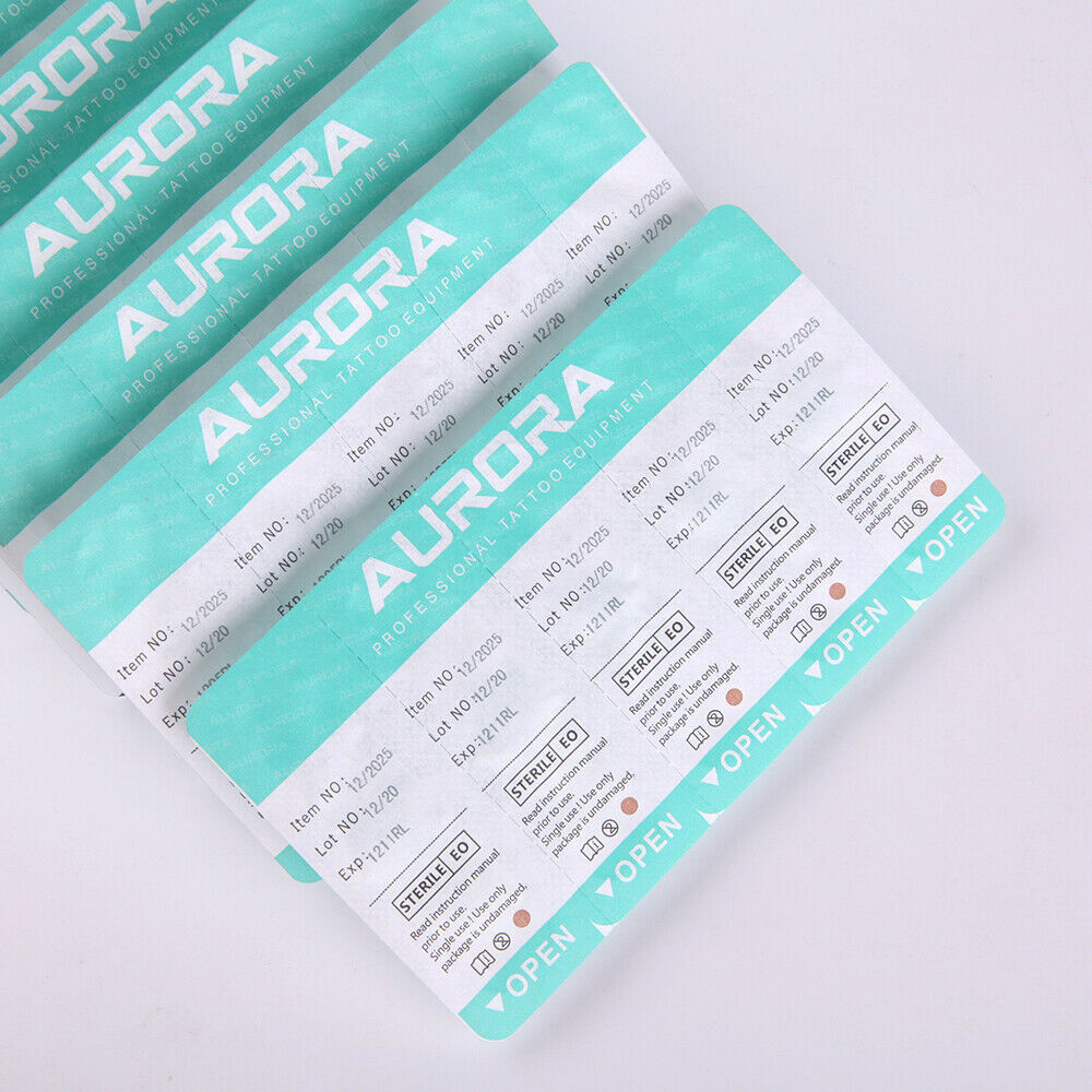 20PCS Aurora 2 Gen. II Premium Sterilized Disposable Tattoo Cartridge Needles