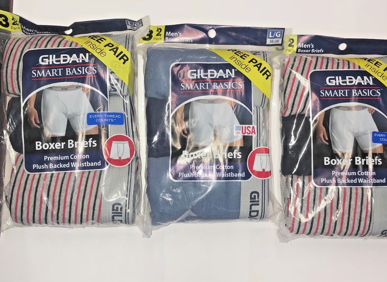 Gildan Boxer Briefs 12 pack assorted colors !!!