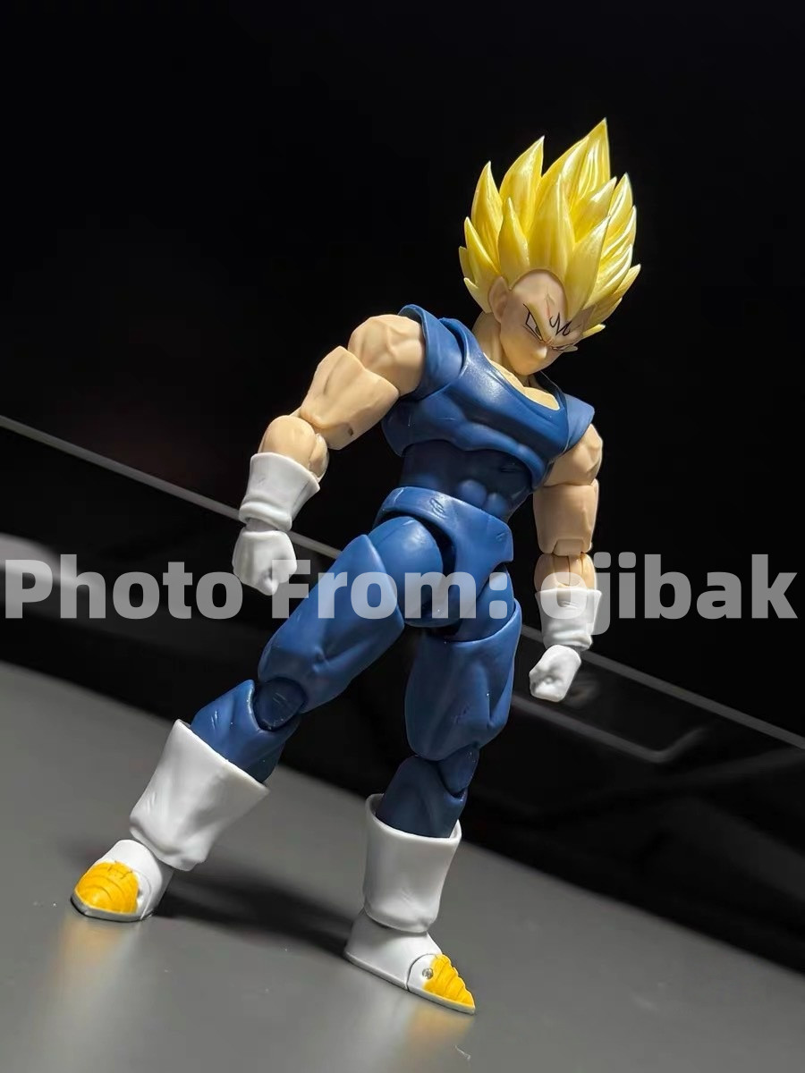 Black Hole & TK Toys Majin Vegeta Blue SOLEMN VALOR (Version A) Action Figure