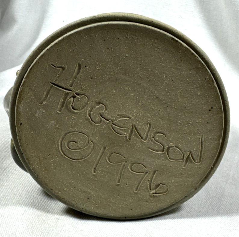 VTG HOGENSON 1996 DRAGON HANDLE MUG RENAISSANCE FESTIVAL HANDCRAFTED POTTERY