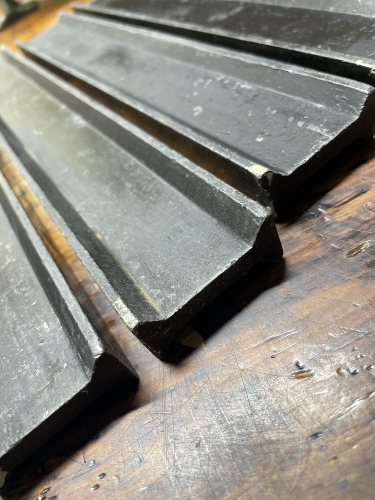 LETTERPRESS STEEL METAL FURNITURE 10 Pica Or 120 Pts Wide 11.5-6.5”Long Lot Of 6