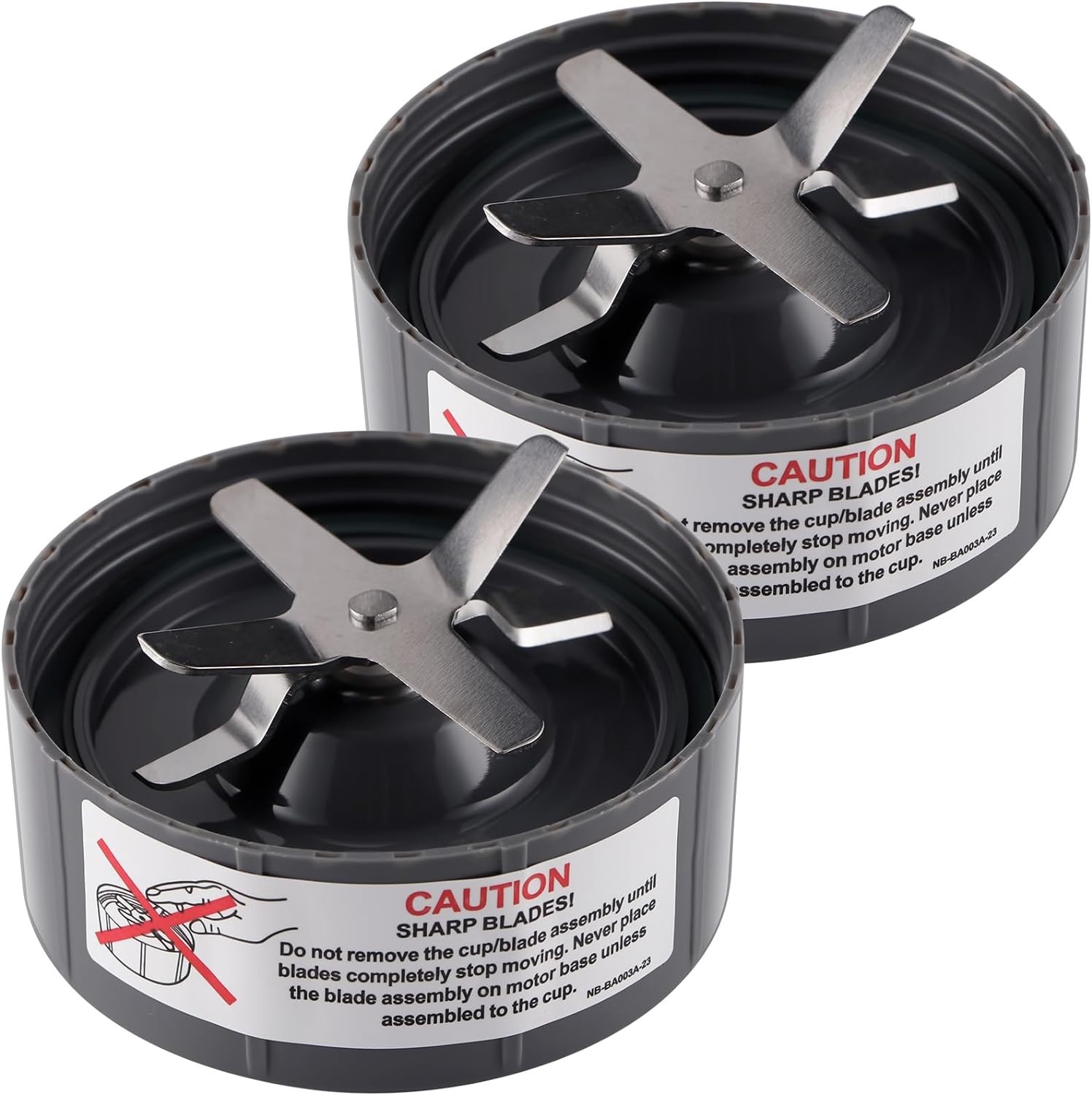 2 Pack Extractor Blade Replacement for NutriBullet 900W NB-101B NB-101S NB201