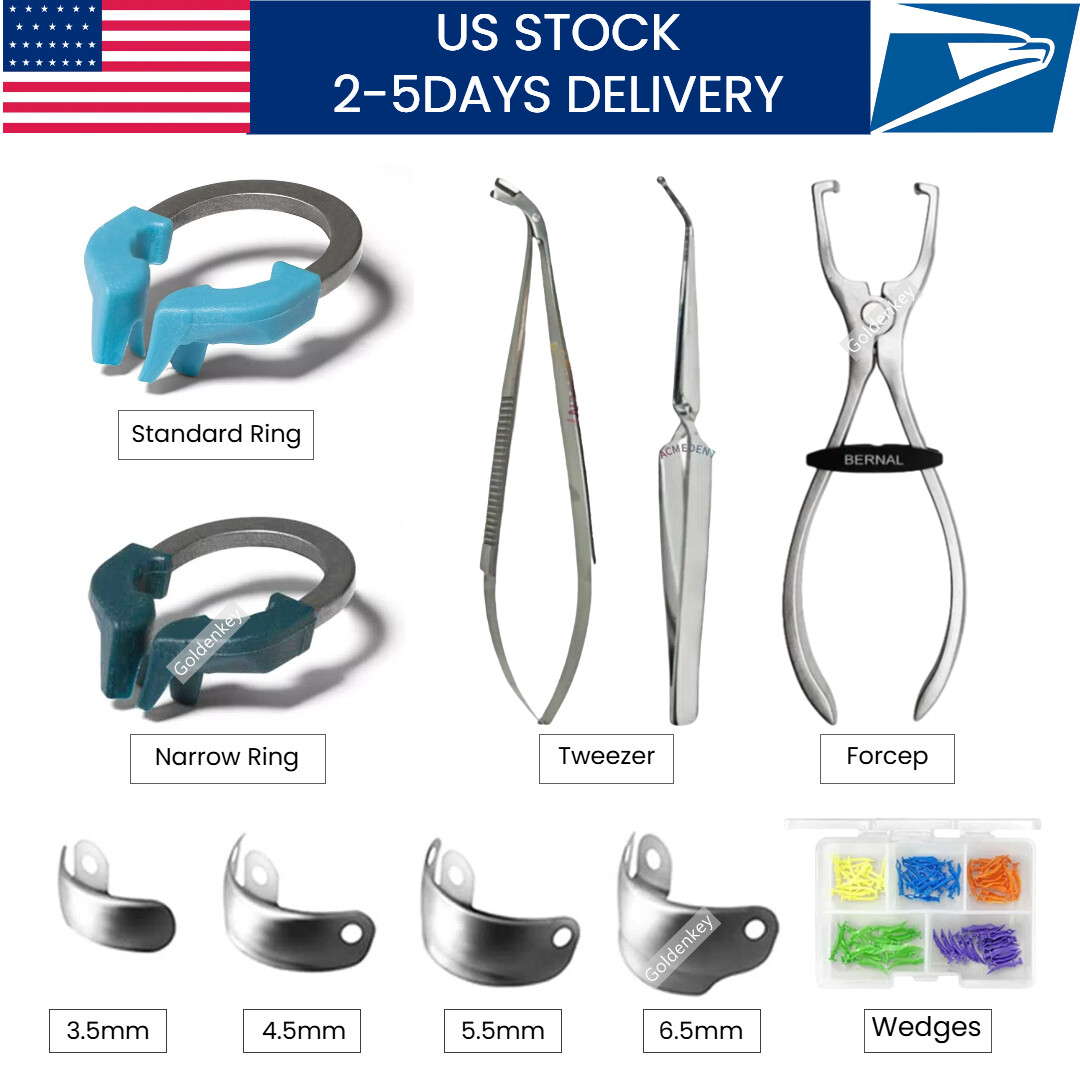 Dental Matrix Bands Ring Sectional Matrice Clamp Fit Garrison Palodent V3 System