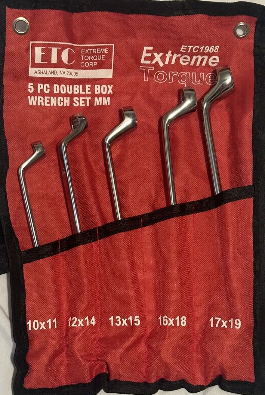 Box Deal 6 Wrench Set SAE Metric Moon S Starter Obstruction Deep Double Offset