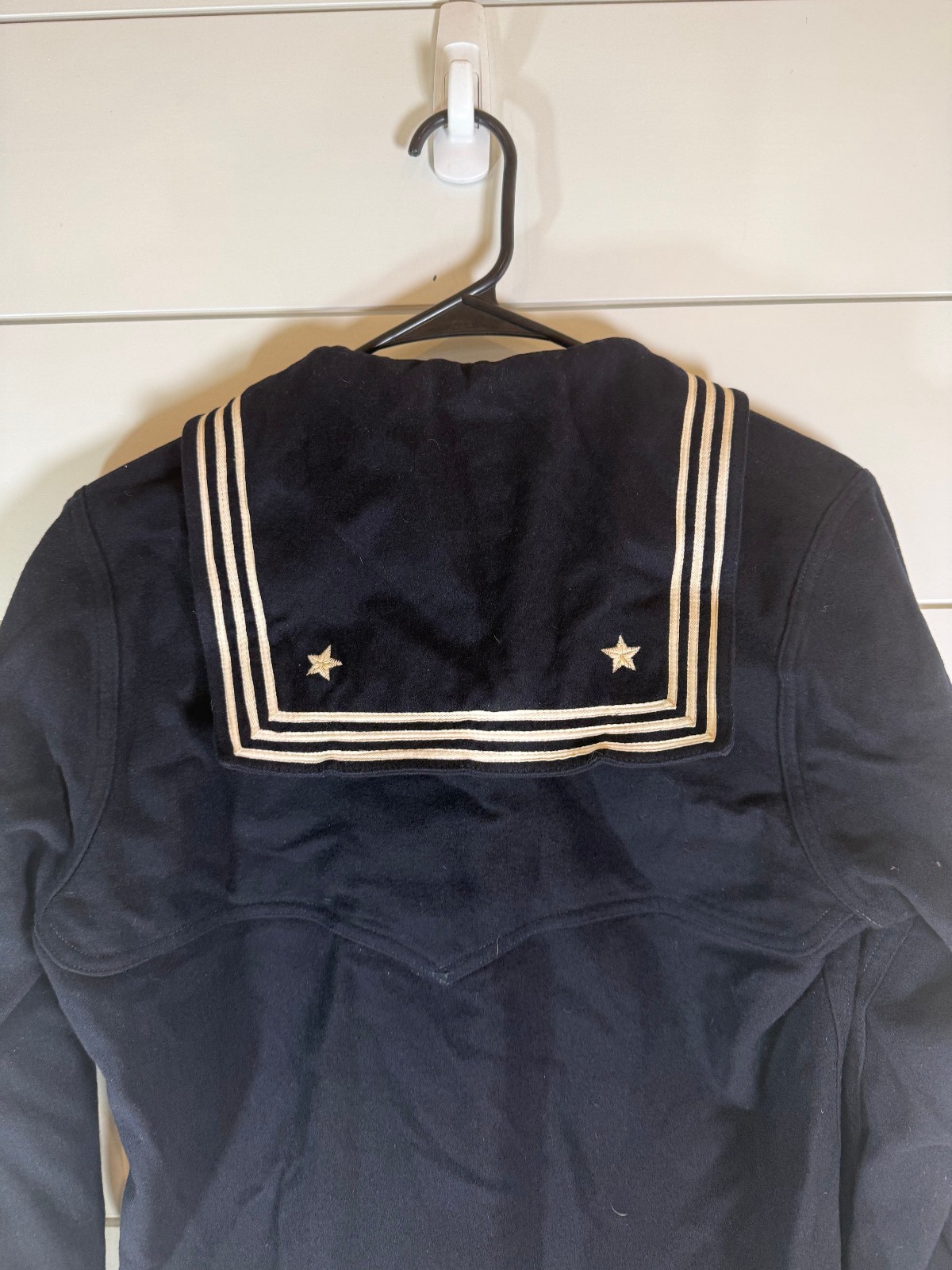 Vintage U.S. Navy Sailor Uniform Jumper Naval Clothing Factory Wool Middy Top