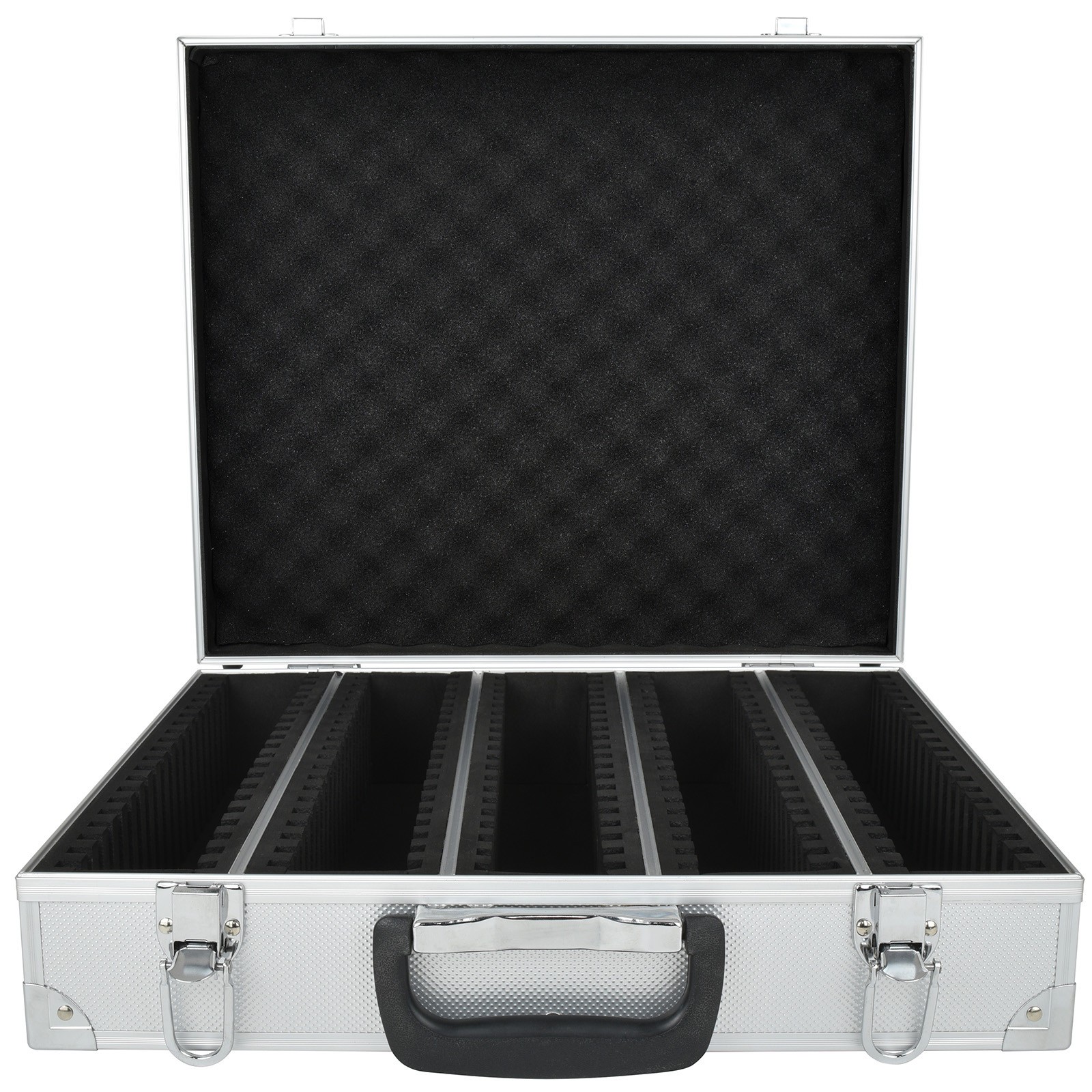 Storage & Display Aluminum Black Box Case Holds 100 PCGS NGC Coin Holders Slabs