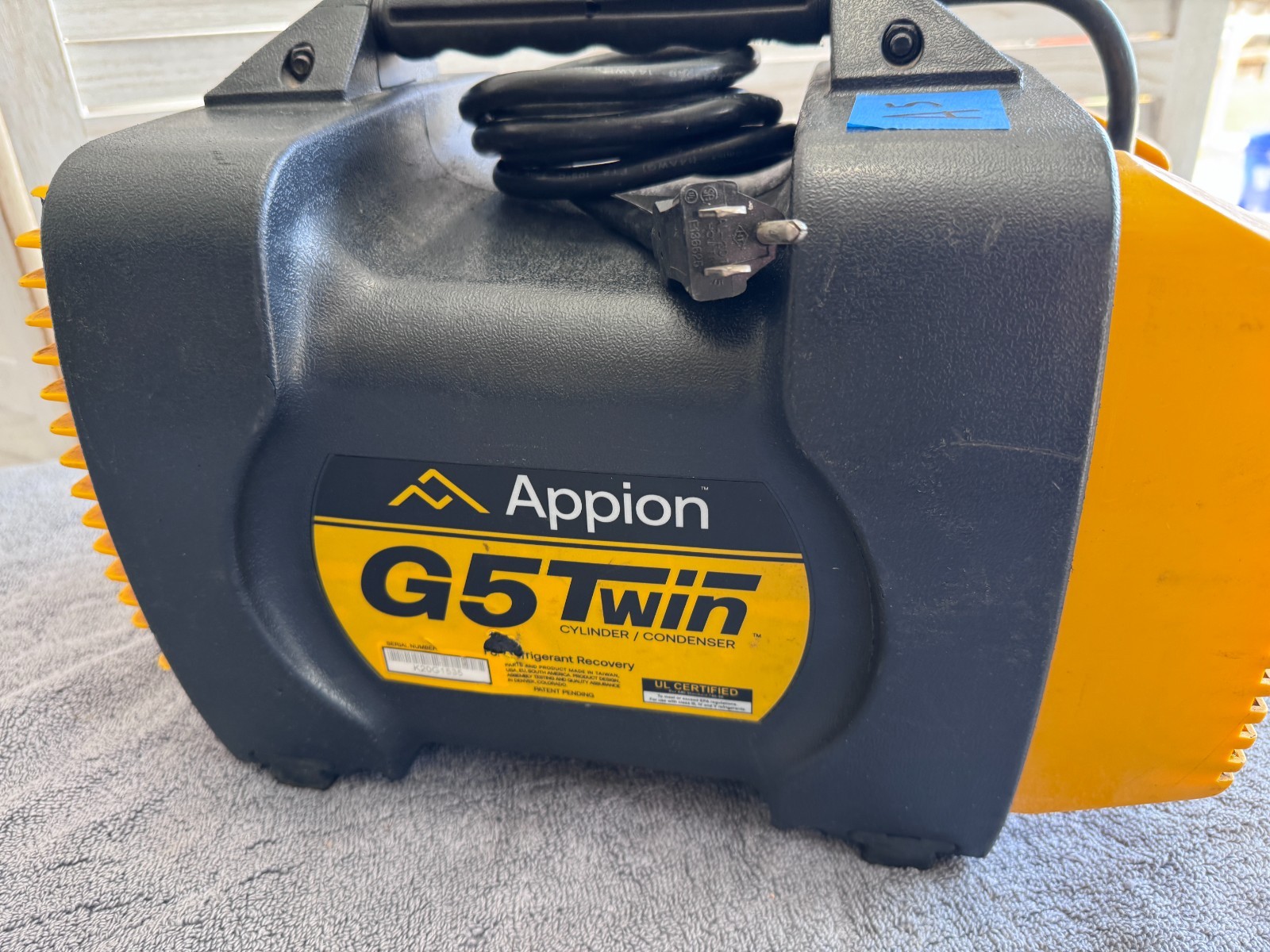 Used - Appion G5 TWIN Twin Cylinder Recovery Unit (LotA5)