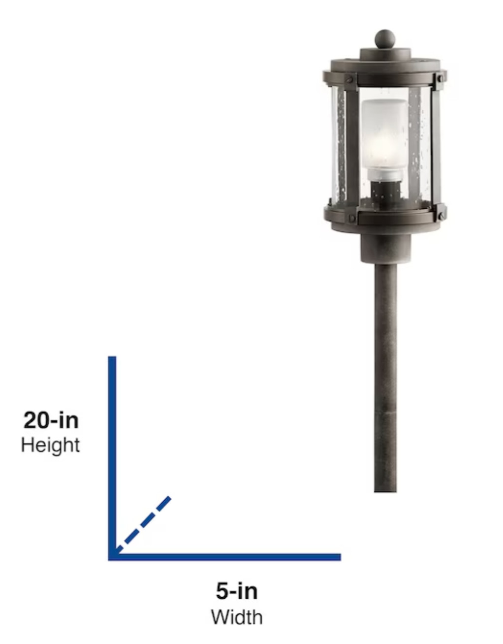Kichler 180-Lumen 2-Watt Low Voltage Hardwired LED Outdoor Bronze Path Light
