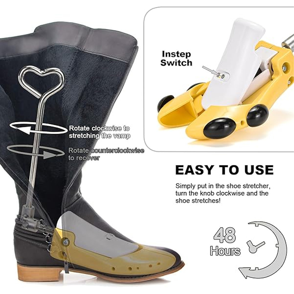 Boot Stretchers for Cowboy Boots Thick Wide Feet Adjustable for Men Women Shoe