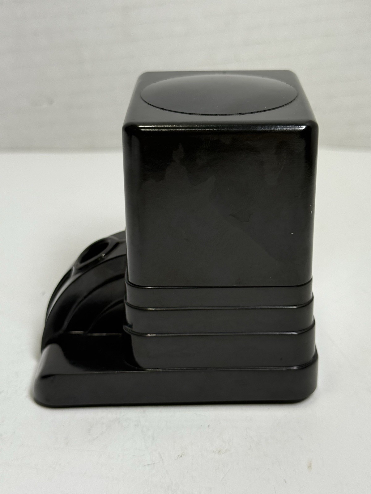 Vintage Carter's Cube - Well Dip Pen Ink Well with Glass Bottle Made in USA