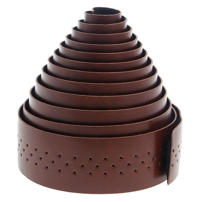 Self-Adhesive Leather Anti Slip Handlebar Tape Bar Grip Wrap Road Bike Bicycle