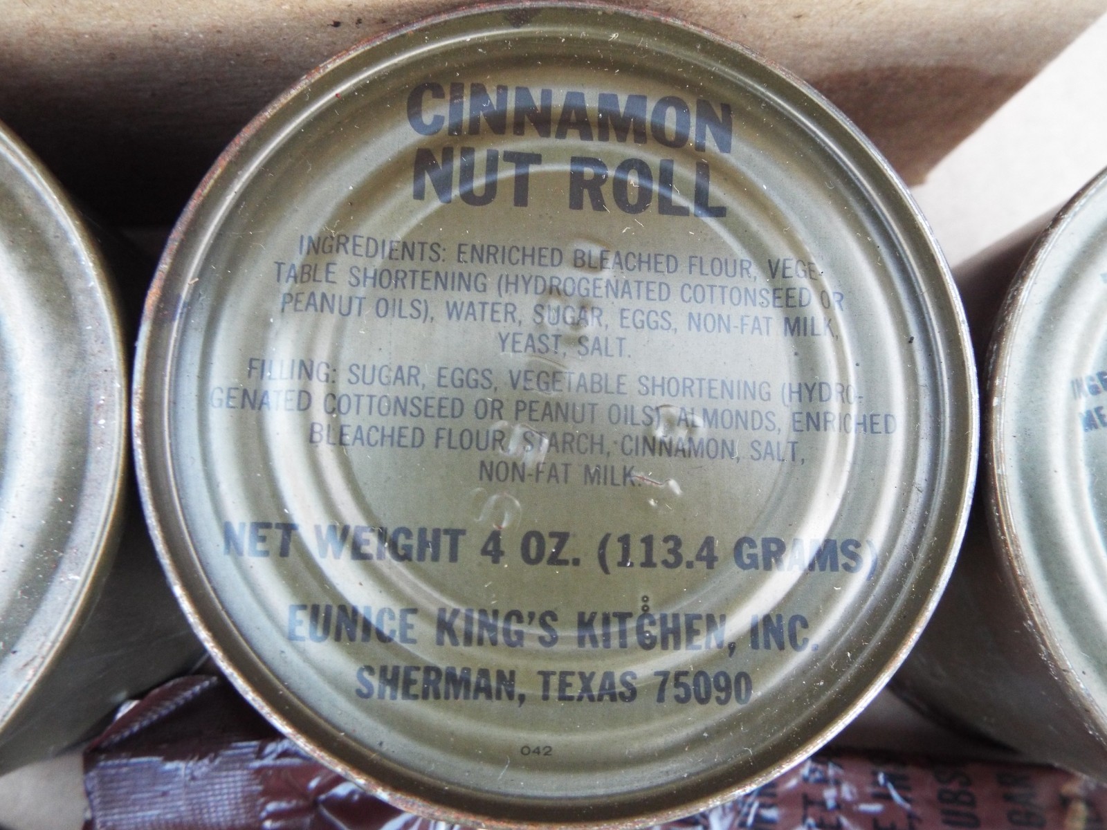 Vietnam War (MCI) Meal Combat Individual Ration Canned Food B-3 Unit Turkey Loaf