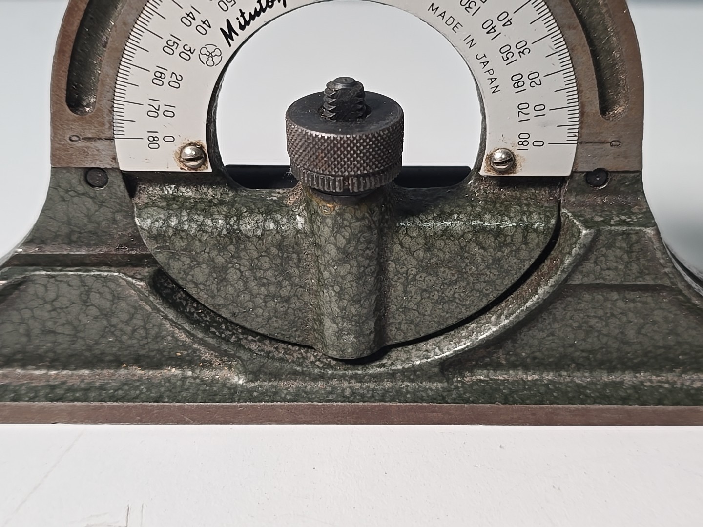 Vintage Mitutoyo 180-301 Combination Protractor Head Machinist Tools