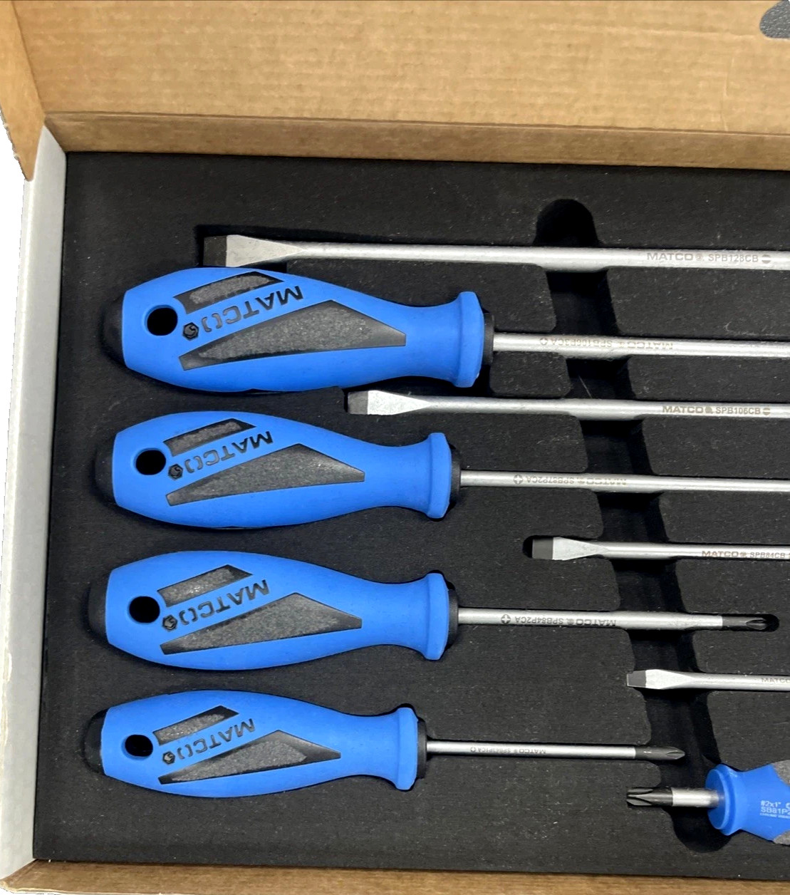 Matco 10pc TOP TORQUE II Premium Screwdriver Set - Blue SSPCB10C
