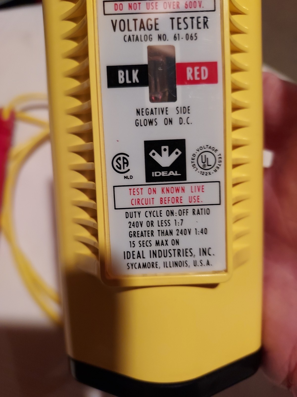 Voltage Tester By Ideal, USA, New, #61-065