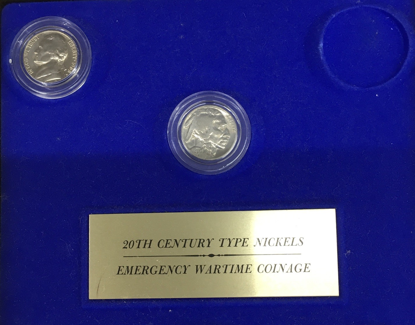 The Historical United States Coin Collection Wall Display Case W/77 Coins