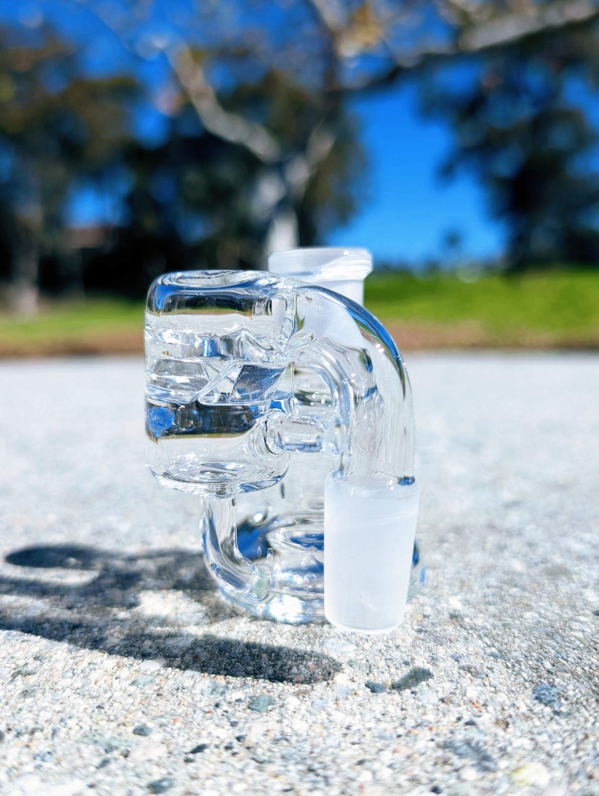 Turbine Perc 14mm 90° Premium Dry Ash Catcher Tobacco Water Pipe Bong Bubbler