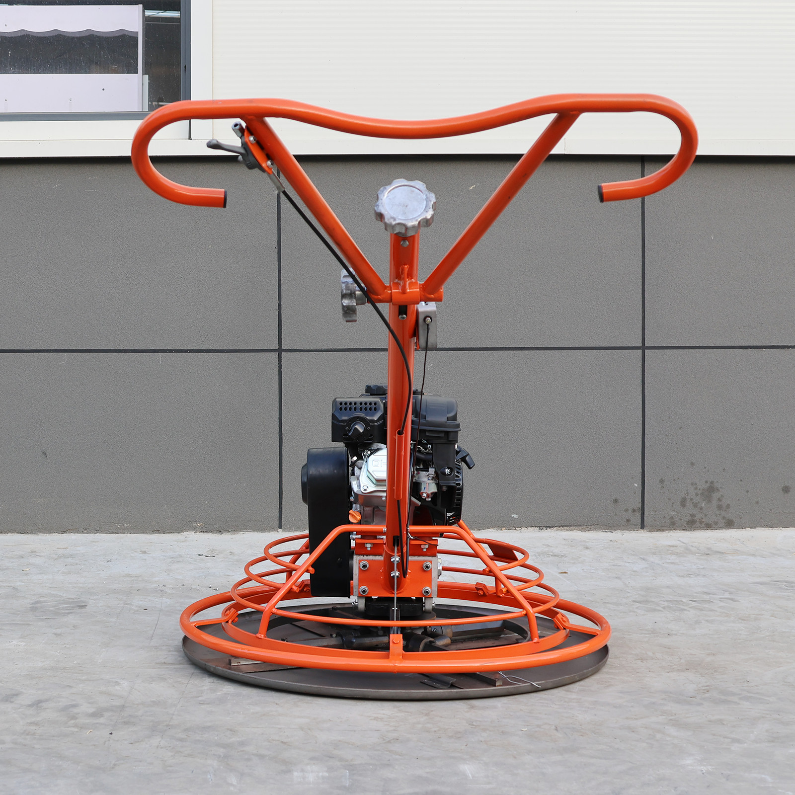 7HP Gas Power 39.37" Cement Surface Finishing Power Trowel Machine w/Float Pan