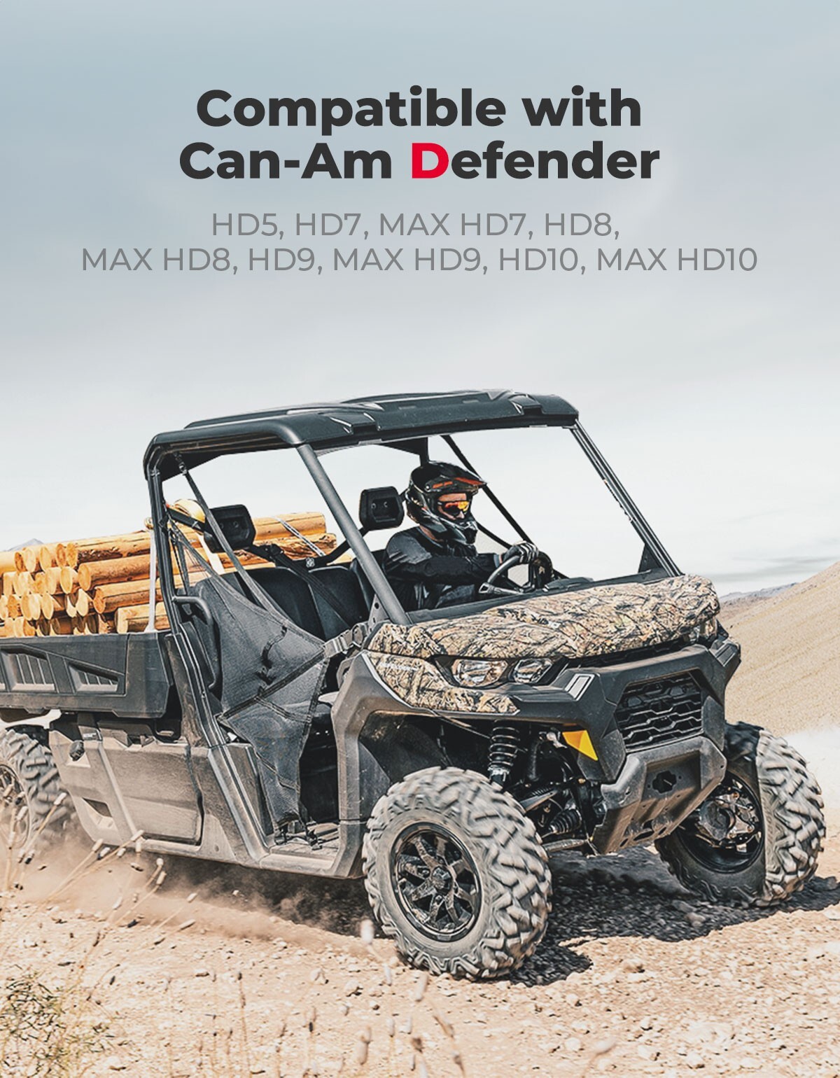 Bench Seat Center Console Armrest Box For Can am Defender HD5 HD8 HD9 HD10 MAX