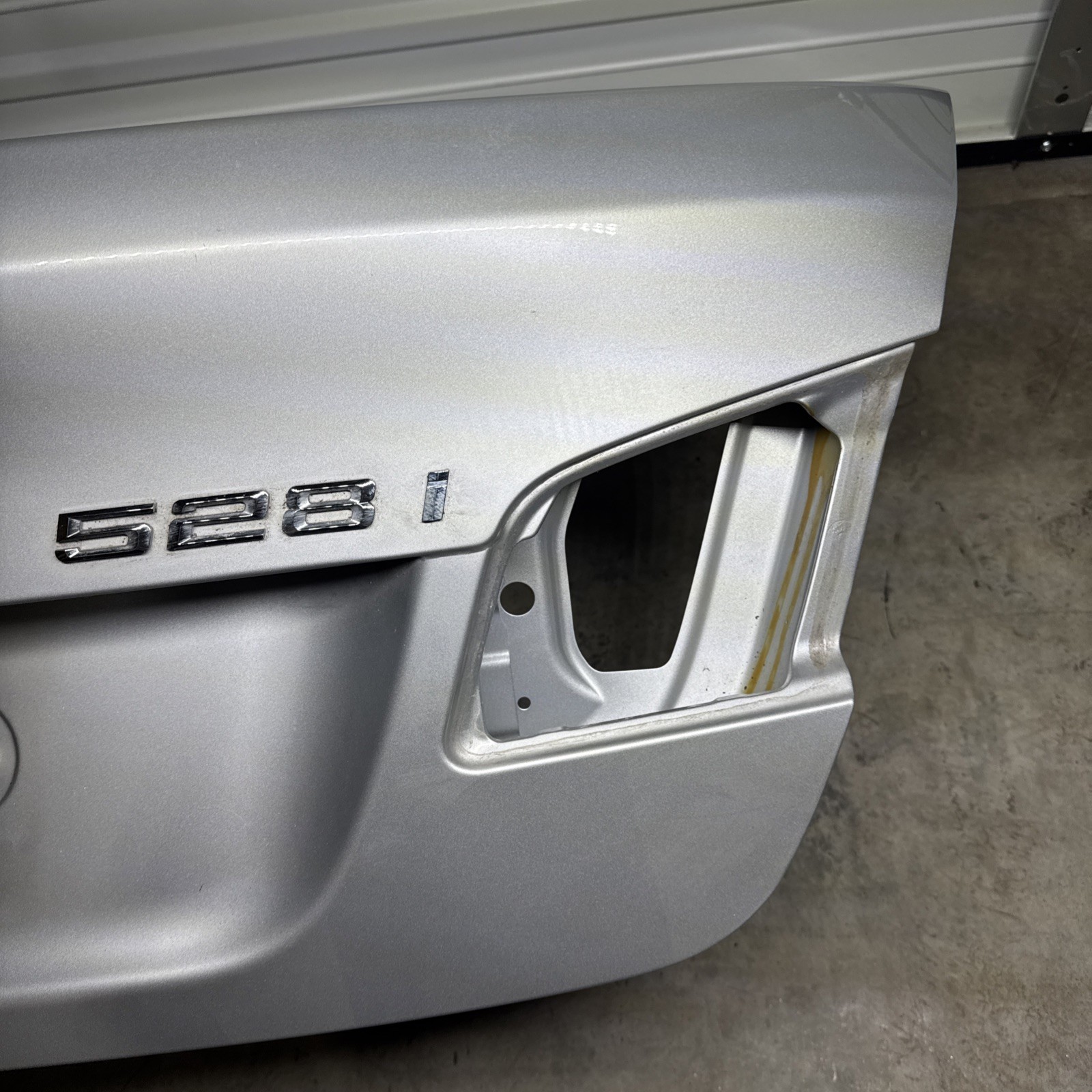 09-17 BMW F10 F18 Rear Trunk Lid Shell Panel Silver OEM