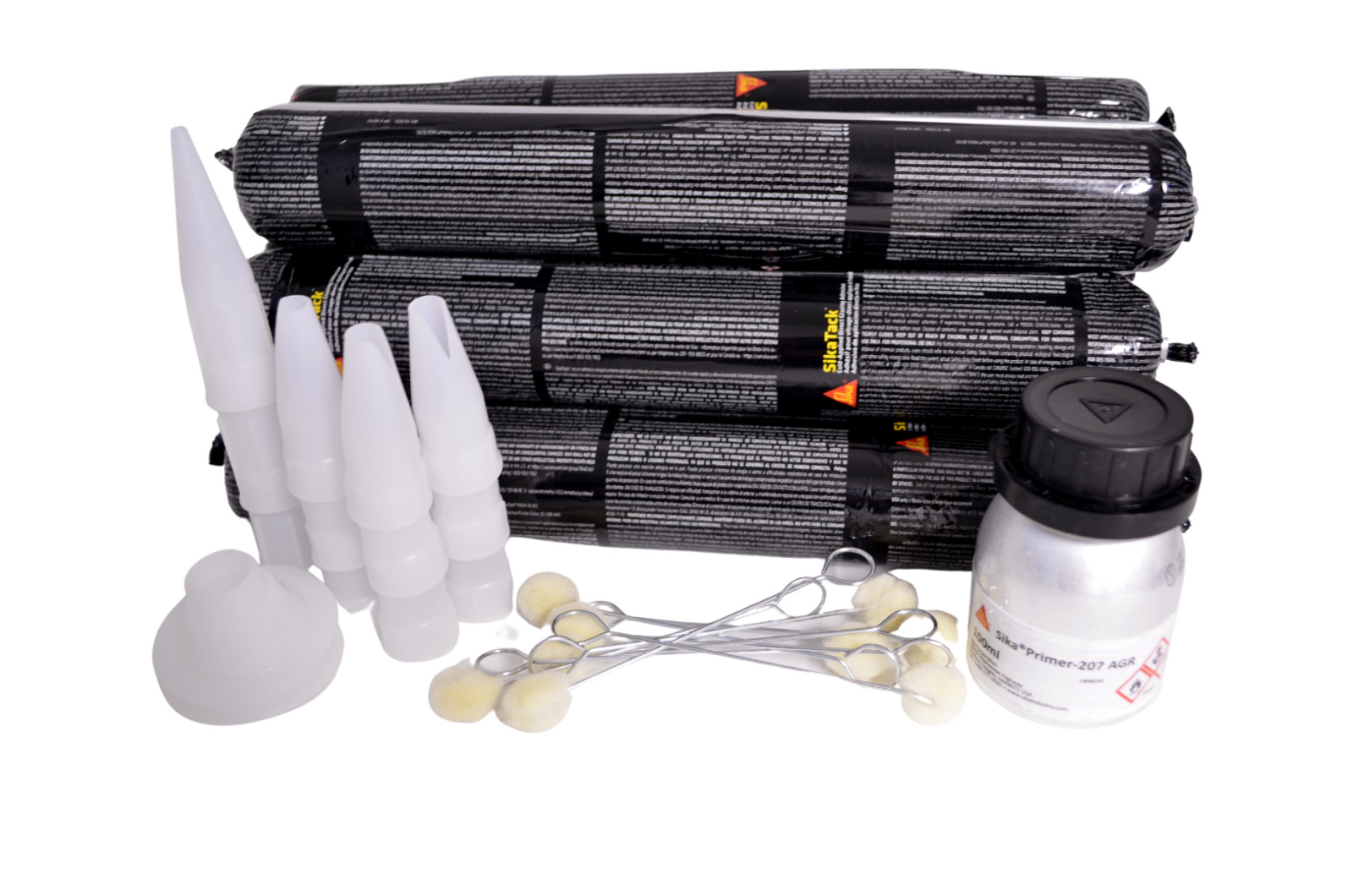 SikaTack Mach 30XV Auto Glass Urethane, Adhesive Kit, Urethane & Primer 10-29-25