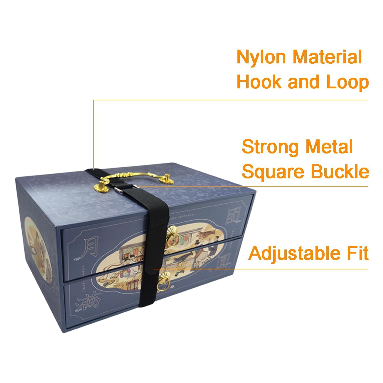 24 inch Hook and Loop Cable Strap - Reusable Fastening Strap - 12 PACK 1 inch