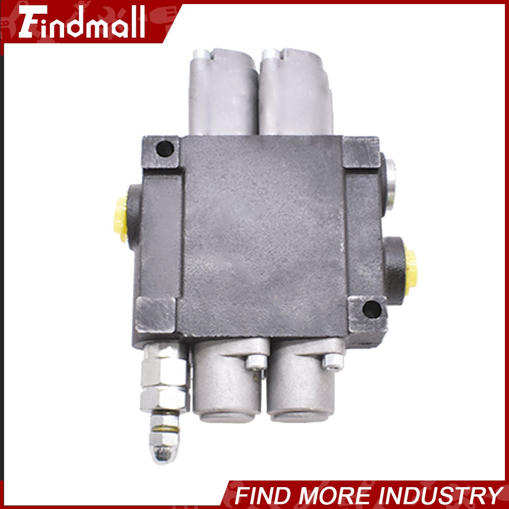 Findmall 2 Spool Hydraulic Control Valve Double Acting 13 GPM +Conversion Plug