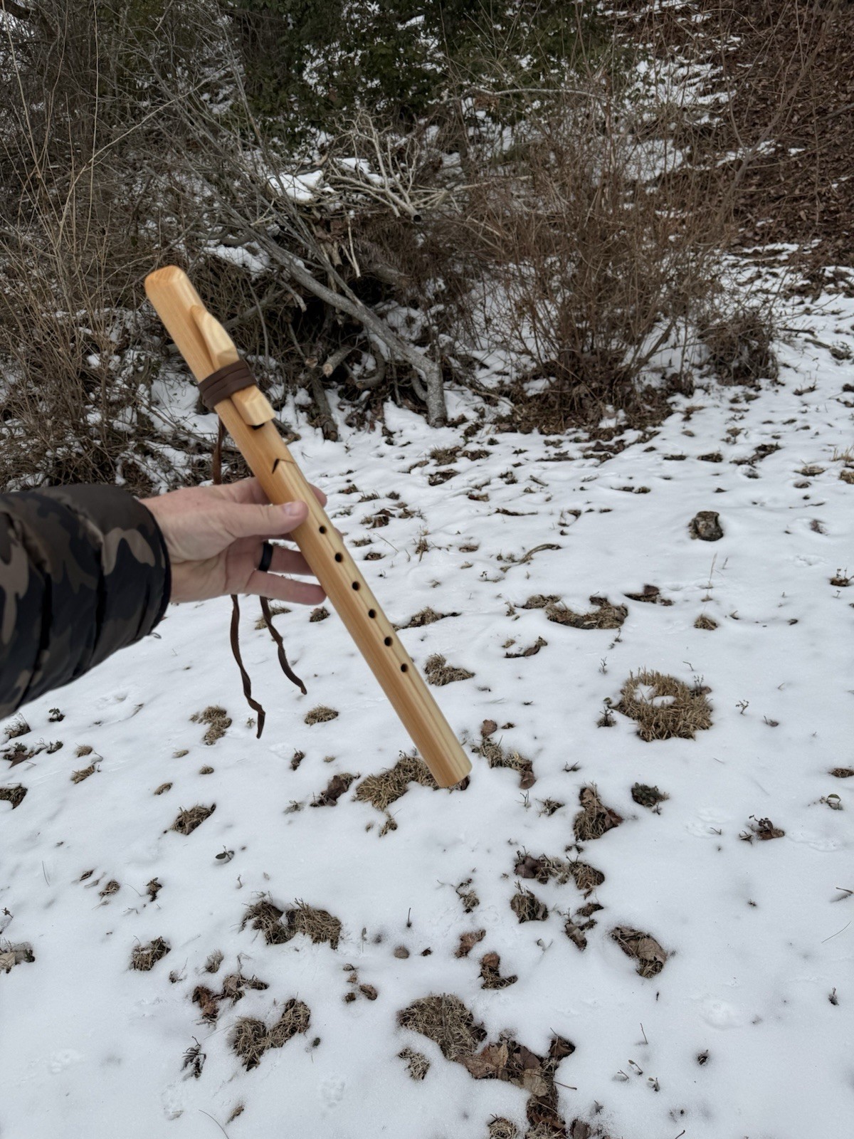 Native American Style Flute | Western Cedar | A Minor | 440 Htz.