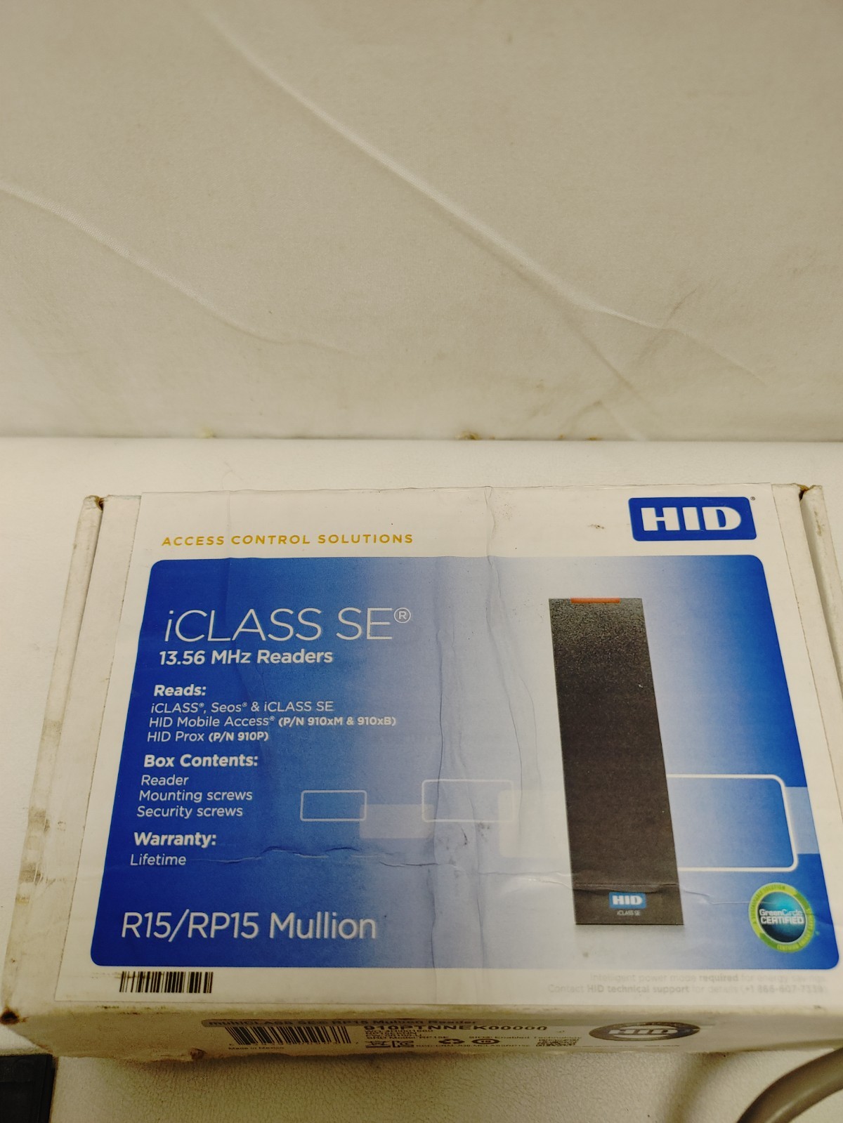 HID SE Class RP15 Mullion Card Reader 910PTNNEK00000, Open Box