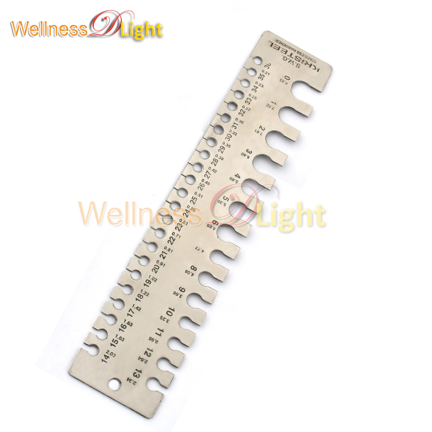 Wire Guage Measurement Sheet Metal Guage Tool Thickness Inspection Tool WG-003