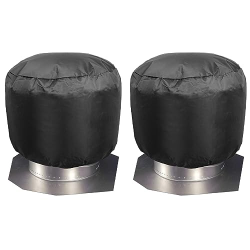Turbine Vent Cover 2 Pack, Roof Ventilator Cover Heavy Duty Turbine