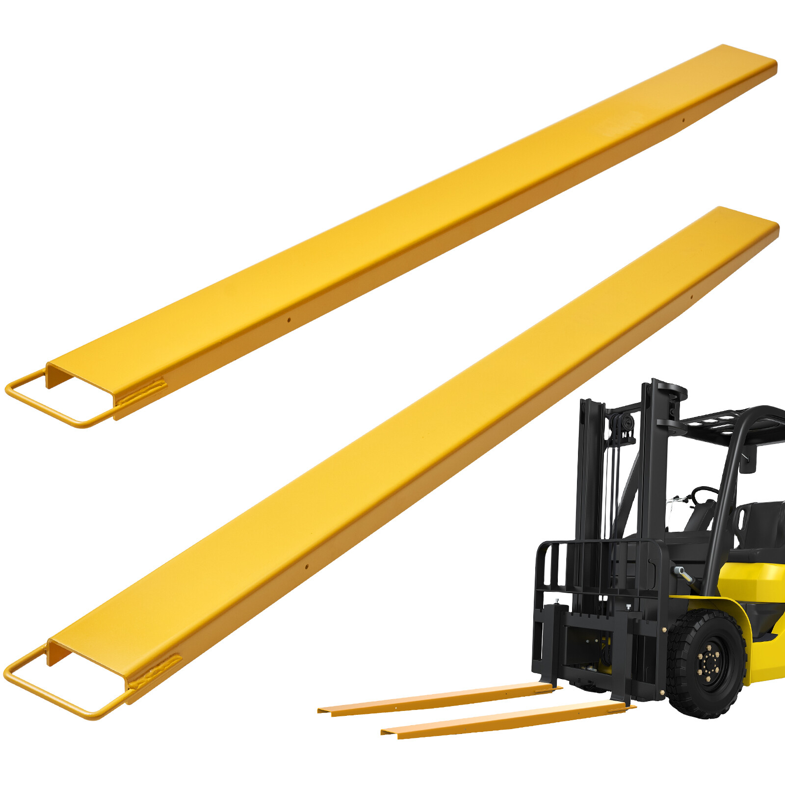 VEVOR Pallet Fork Extensions Forklift Extensions 84" x 4.5" Heavy Duty Steel