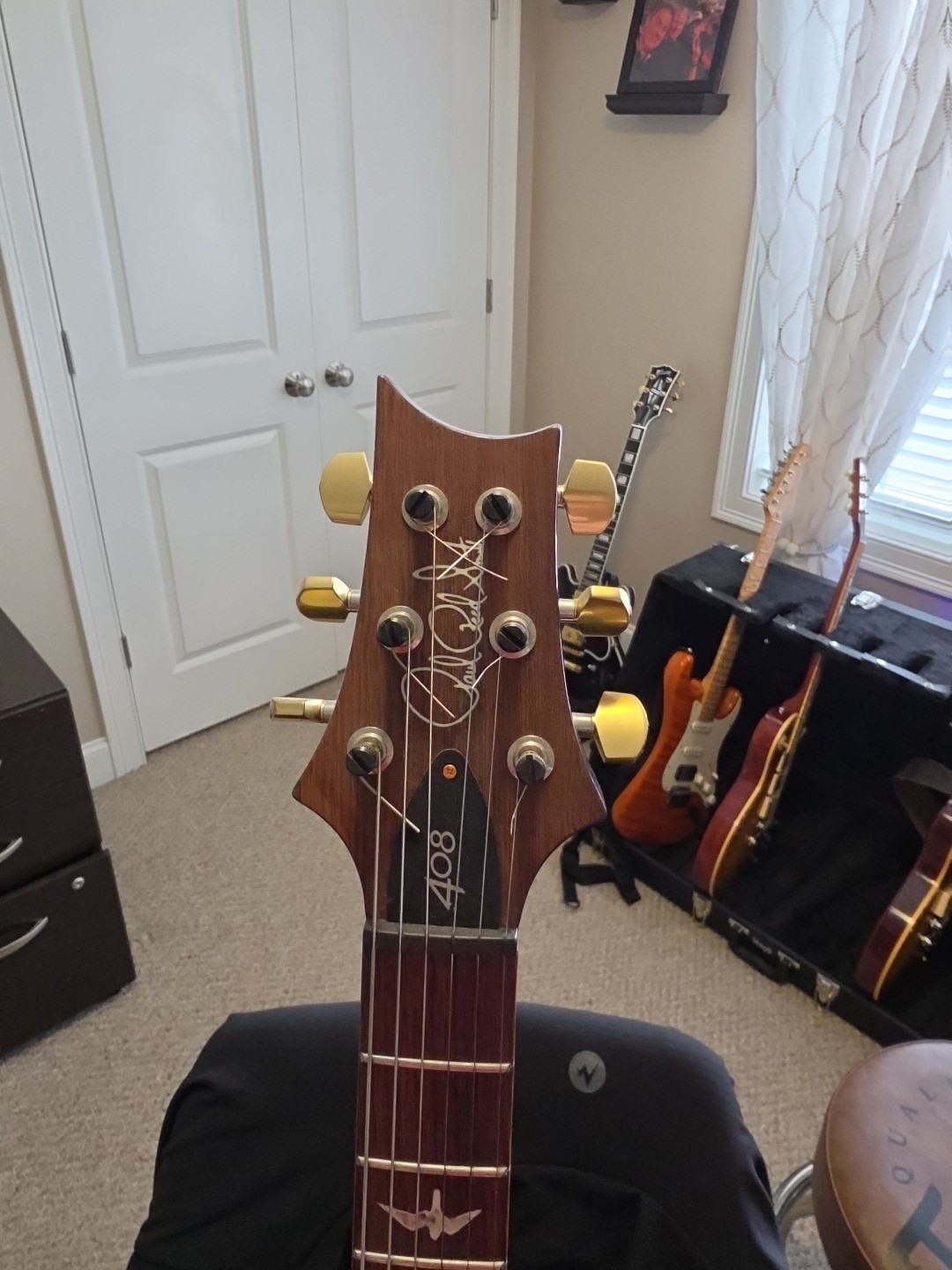 2018 PRS 408 "10 Top" Black Gold Burst