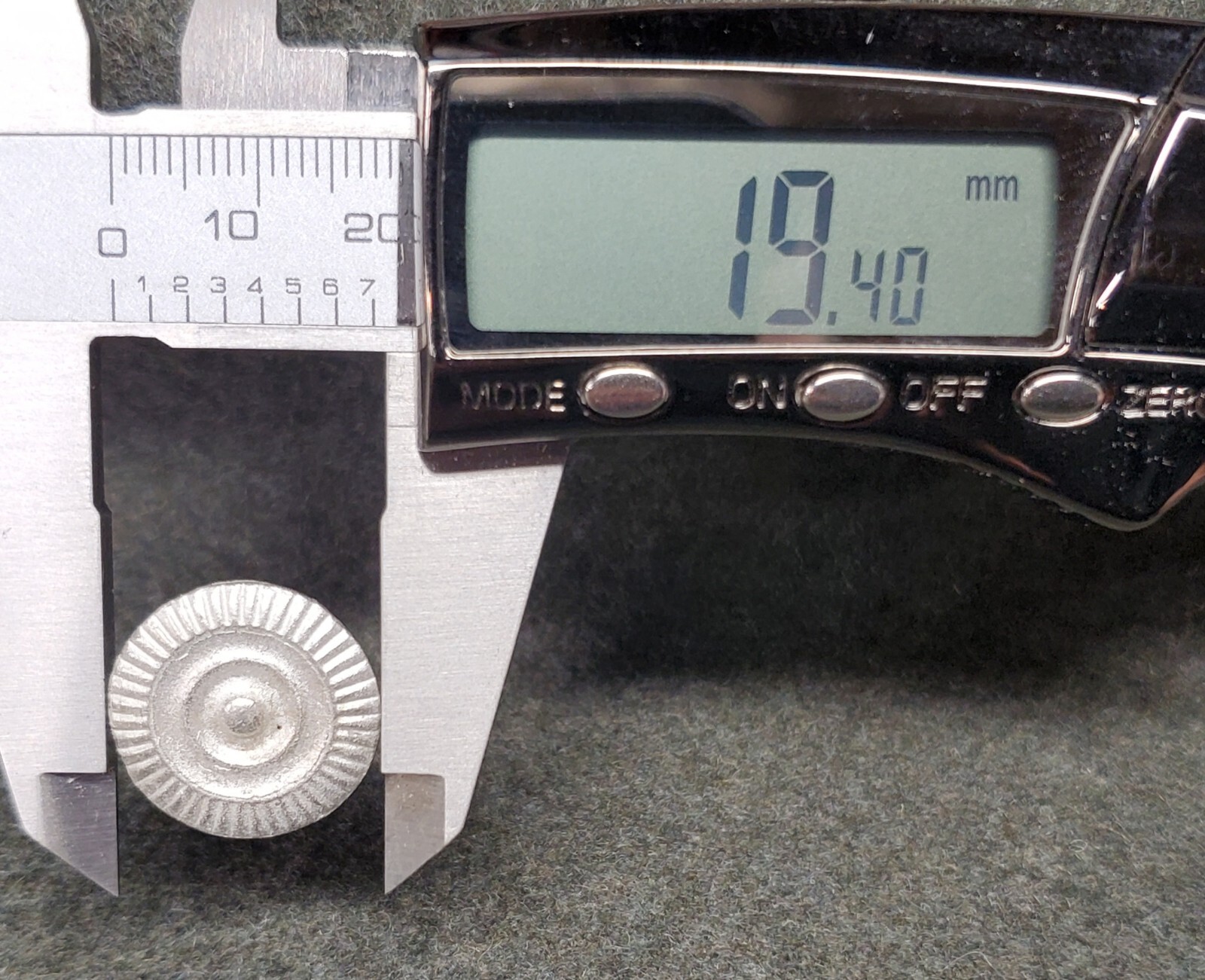 WWI German NCO Cockade painted in Bavarian State Colors