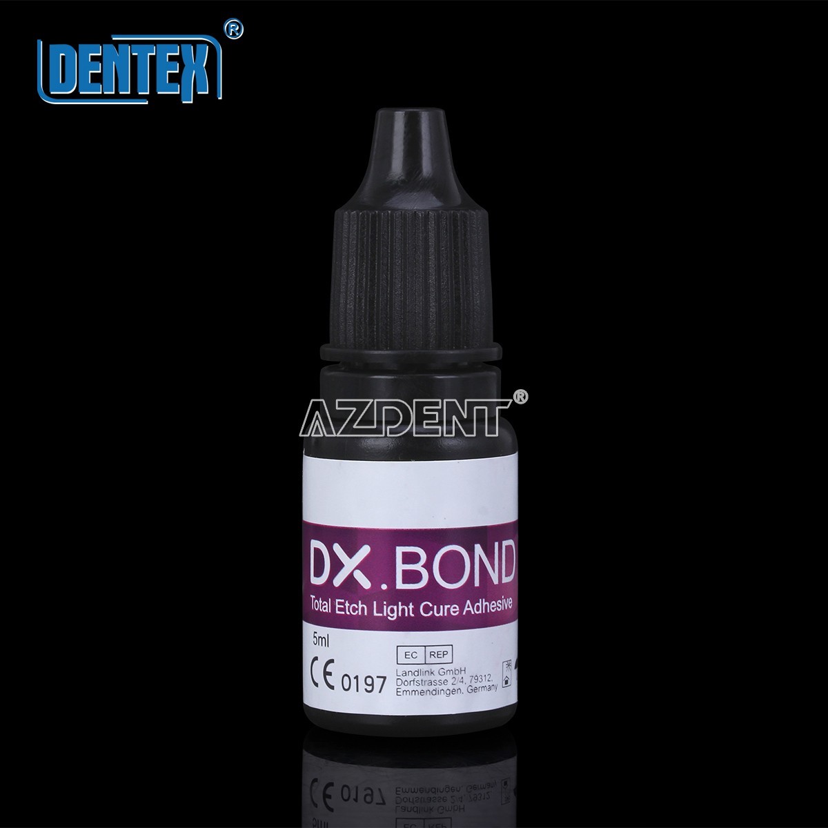 5X DENTEX Dental Light Cure Dentin Enamel Bonding Resin Adhesive ONE STEP 5 ML