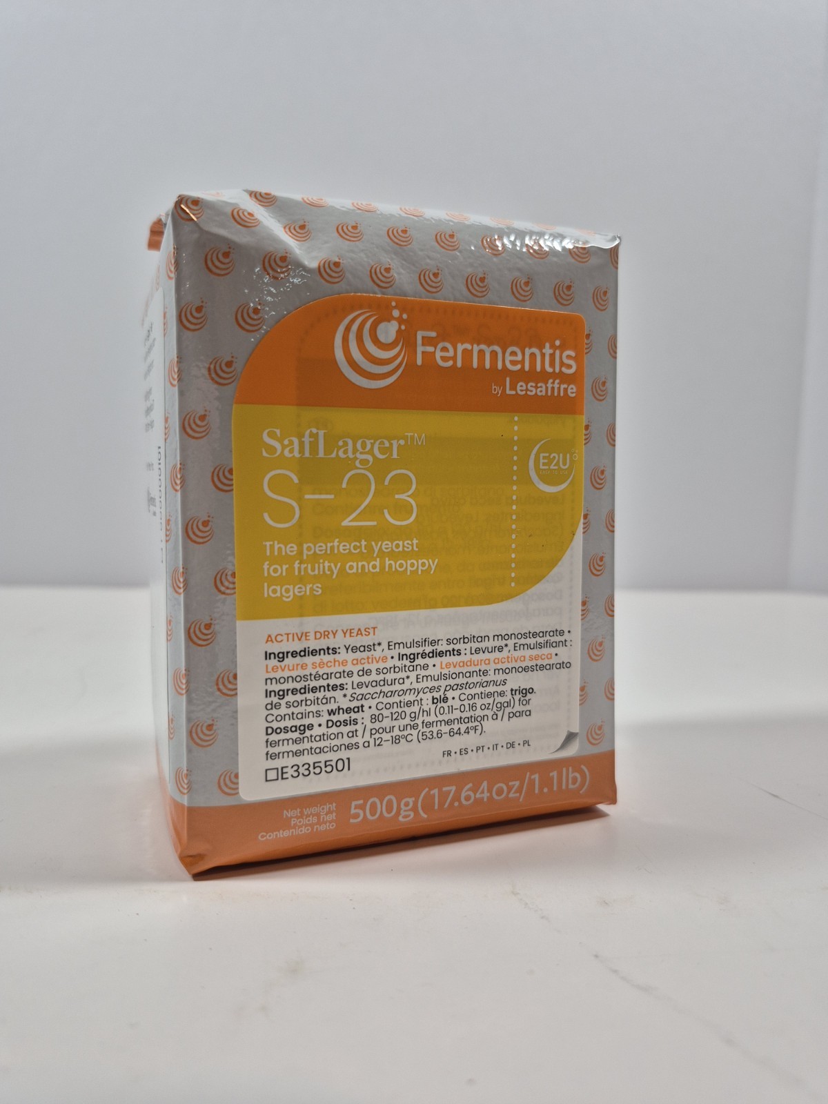Fermentis SafLager S-23 Lager Yeast, Dry Beer Yeast - 500 g - Sealed