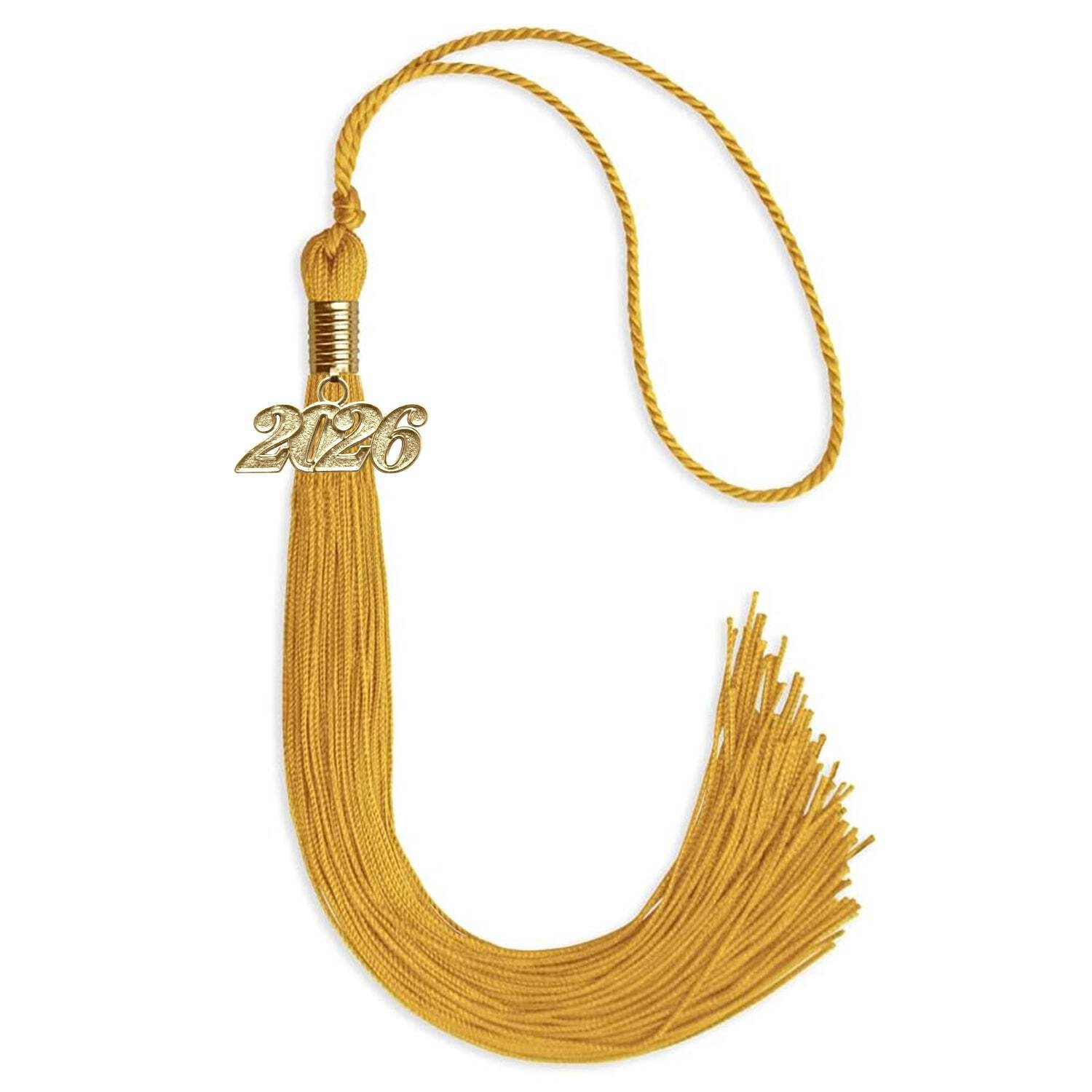Endea Graduation Gold Tassel With Gold Date Drop