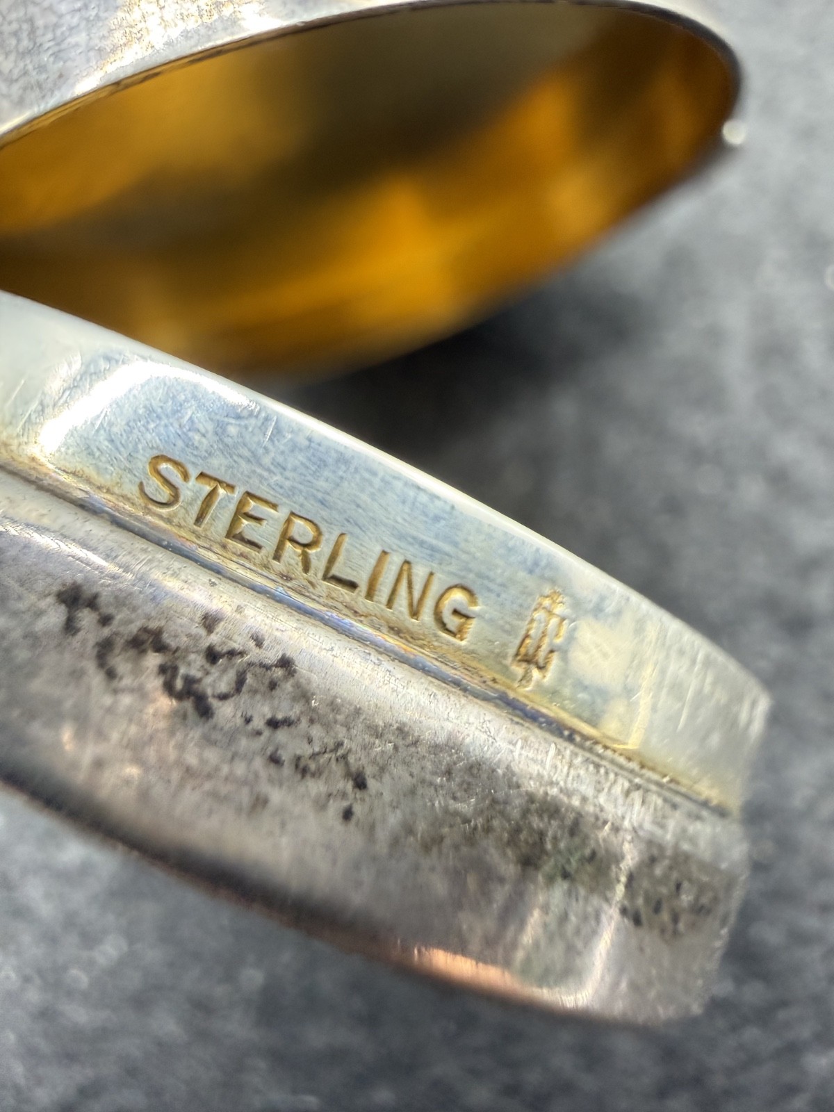 Thomae & Co Vintage Sterling Silver Pineapple Design Round Pill Box