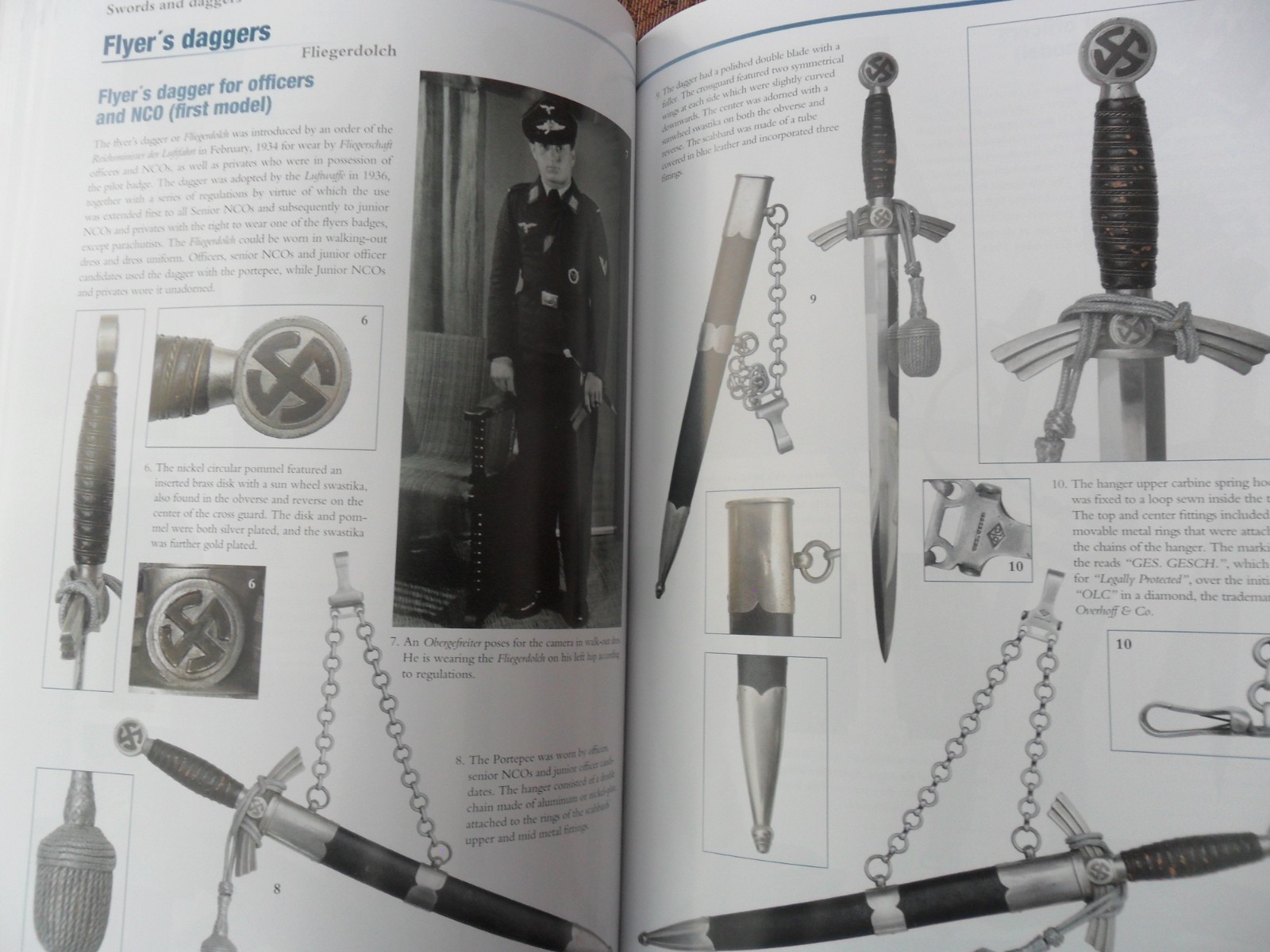 WWII German Airforce Book, Luftwaffe Uniforms and Equipment 1935-1945. U.S. Ship