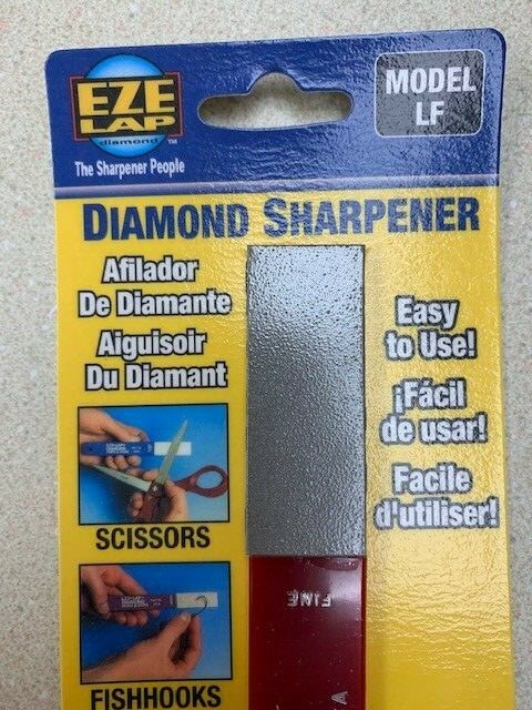 EZE-LAP #LF FINE Diamond Sharpener Knife Sharpening Hone Stone - 2" x 3/4" USA