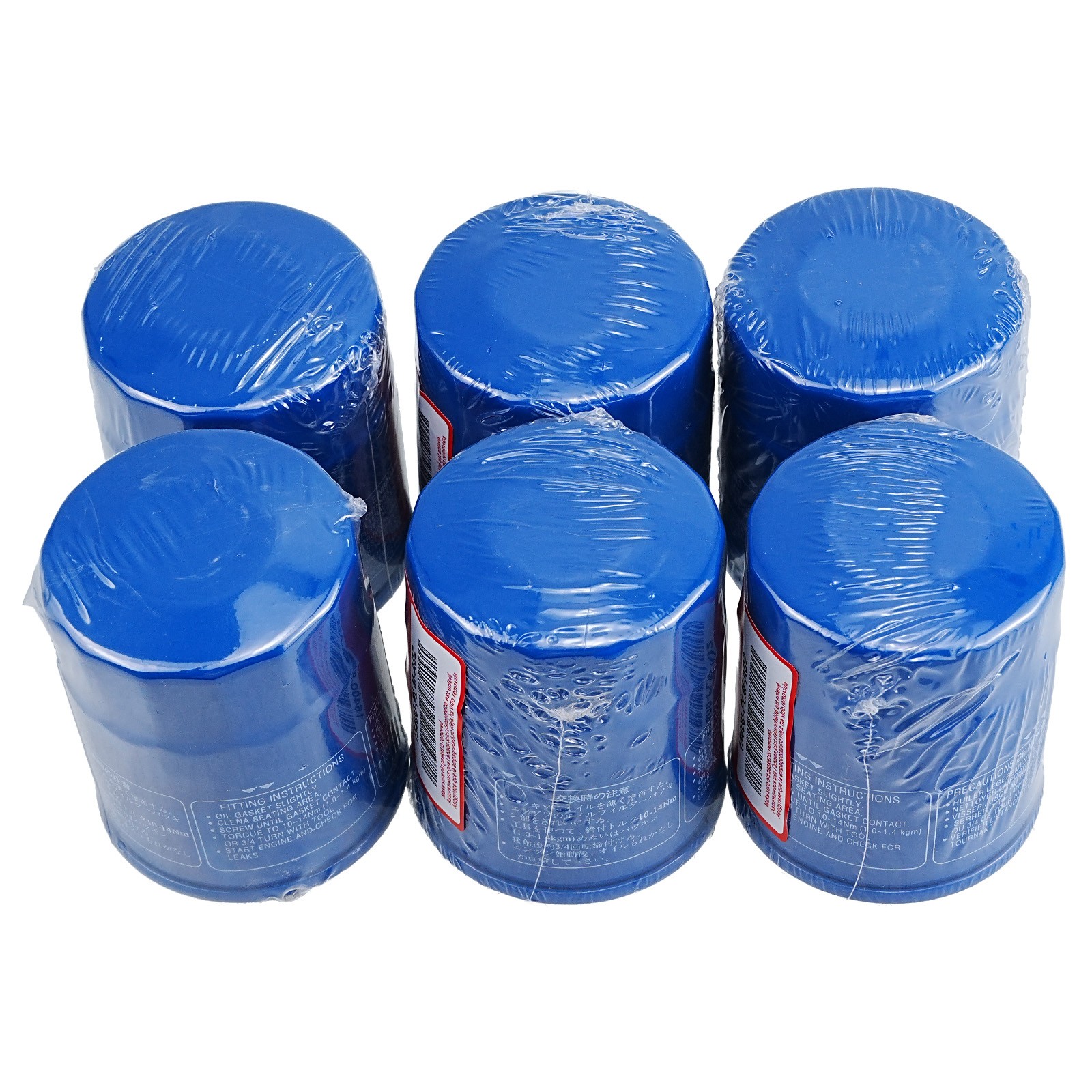 6Pcs OEM 15400-PLM-A02 Oil Filters WITH Drain Plug Washer For Honda NEW