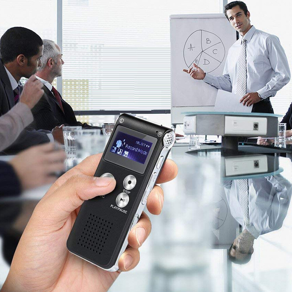 32GB Grabadora Espia De Voz Audio Digital Microfono Grabacion Grabador De Audio
