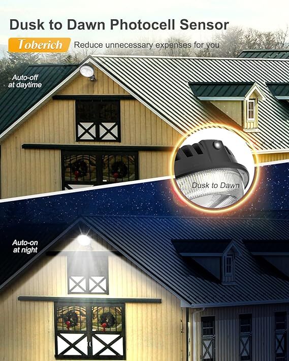 150W LED Barn Yard Street Outdoor Security Dusk to Dawn Waterproof Flood Light