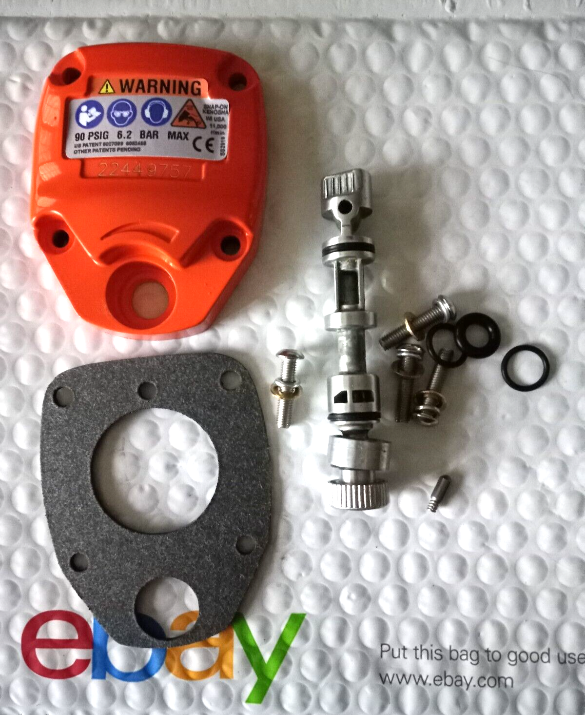 SNAP ON MG725 RED NEW STYLE REVERSE VALVE KIT WITH MOUNTING HARDWARE