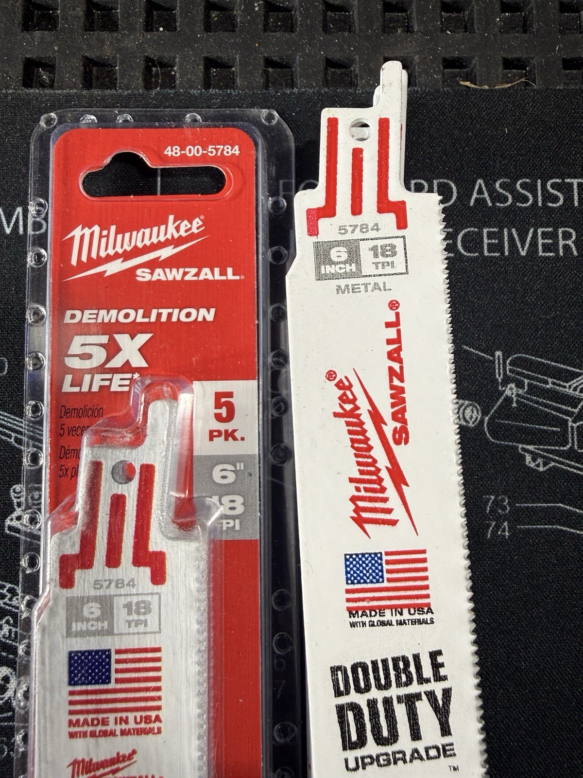 Mikwaukee 12” 5789 9” 5788 6” 5784 9” 5202 And HILTI 362541 Sawzall Blades New