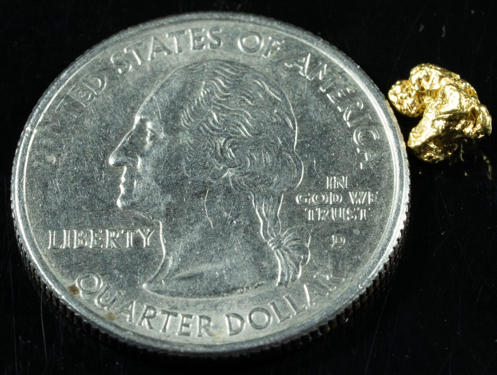 #3 Alaskan BC Natural Gold Nugget .60 Grams Genuine